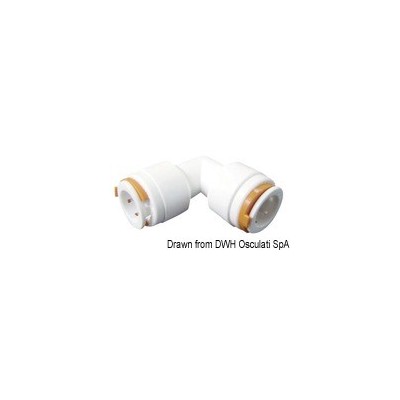 Acquista online Gomito a 90° fem/fem IDRAULICA E SANITARI 1711102 1,50 €