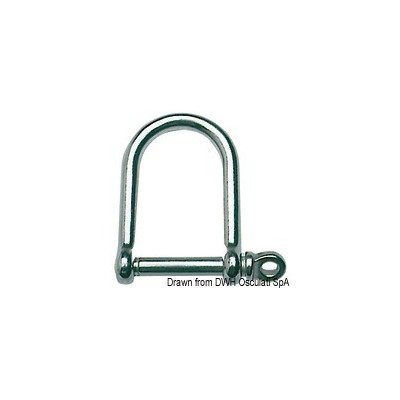 Acquista online Grilli inox a D larga mm 8 ATTREZZATURE DI COPERTA 0832508 2,50 €