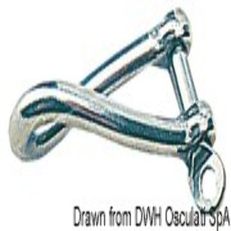  Grilli inox a D larga mm 8