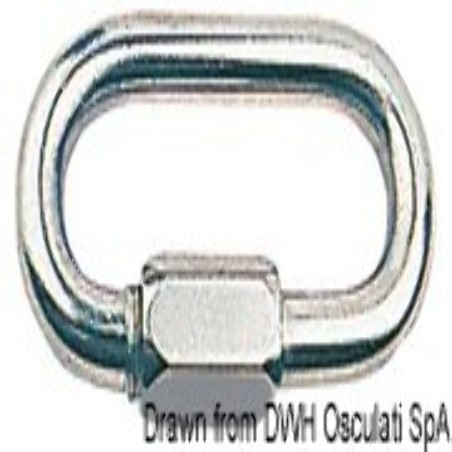 Moschettone inox 8 mm