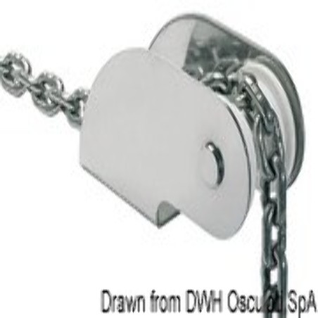 Musone inox 210 x 57 mm con blocco