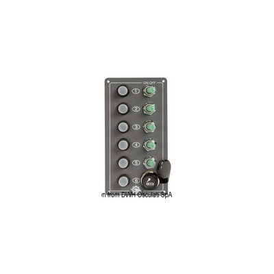 Acquista online Pannello Elite 5 interruttori + presa accendino EQUIPAGGIAMENTO ELETTRICO 1470500 57,00 €