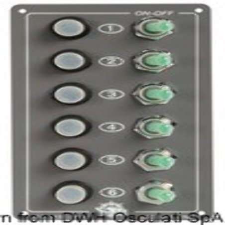  Pannello Elite 5 interruttori + presa accendino