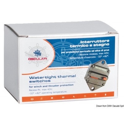 Acquista online Termointerruttore da incasso 60 A ANCORAGGIO ED ORMEGGIO 0275060 18,00 €