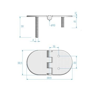Acquista online CERNIERA C/PERNI ATTREZZATURE DI COPERTA 27.043035 11,00 €