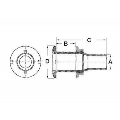 Acquista online SCARICO 3/4" IDRAULICA E SANITARI 44.021014 7,00 €