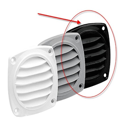 Griglia Aerazione Plastica Diam 85 mm BIANCA