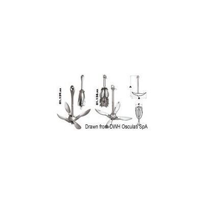 Acquista online Ancora a ombrello 3,2 kg ANCORAGGIO ED ORMEGGIO 0113932 16,50 €