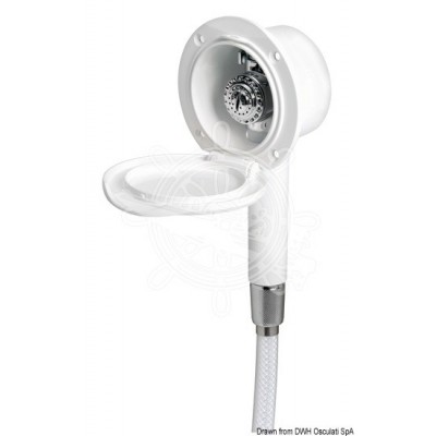 Acquista online Doccia Classic Evo bianca tubo PVC 2,5 m a parete IDRAULICA E SANITARI 1525003 18,70 €