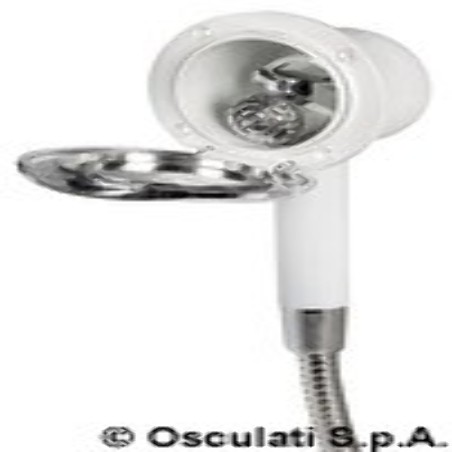 Doccia Classic Evo bianca tubo PVC 2,5 m in piano 