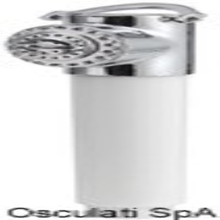 Doccia Elegant bianca tubo PVC 4 m in piano