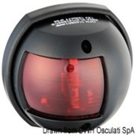 Fanale a led poppa carcassa nera 