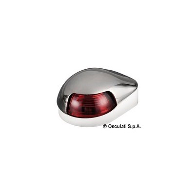 Acquista online Fanale di coperta inox 112,5° rosso EQUIPAGGIAMENTO ELETTRICO 1150706 21,00 €