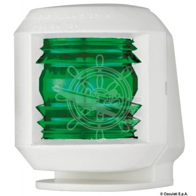 Acquista online Fanale U88 da coperta verde/bianco EQUIPAGGIAMENTO ELETTRICO 1141312 12,00 €